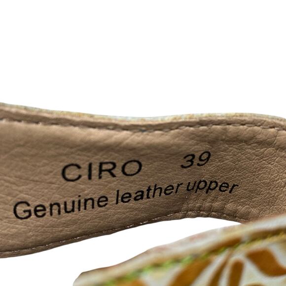 L’artiste X Spring Step Women’s Ciro Brown Slip On Sandal Size 39 US 8.5 - Picture 10 of 12